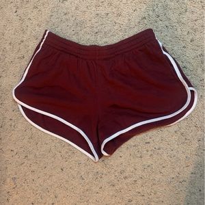 Colsie Red Wine Dolphin Shorts
